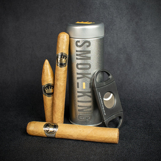 Smoke-King Crown 3 Cigar Gift Tin