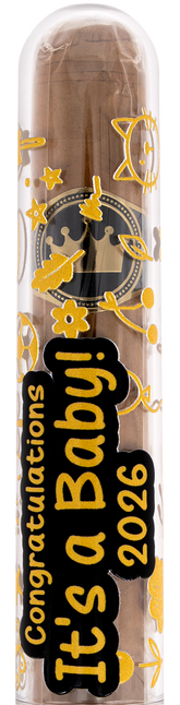 Congratulations its a Baby Celebration Cigar Gift Tube + Smoke-King Robusto