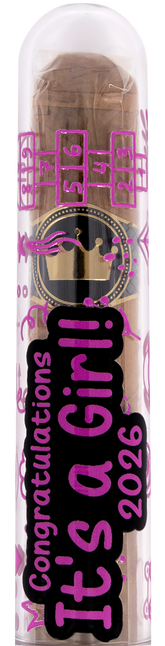 Congratulations its a Girl Celebration Cigar Gift Tube + Smoke-King Robusto