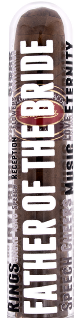 Wedding Cigar Gift Tube + Padilla Robusto - Father Of The Bride