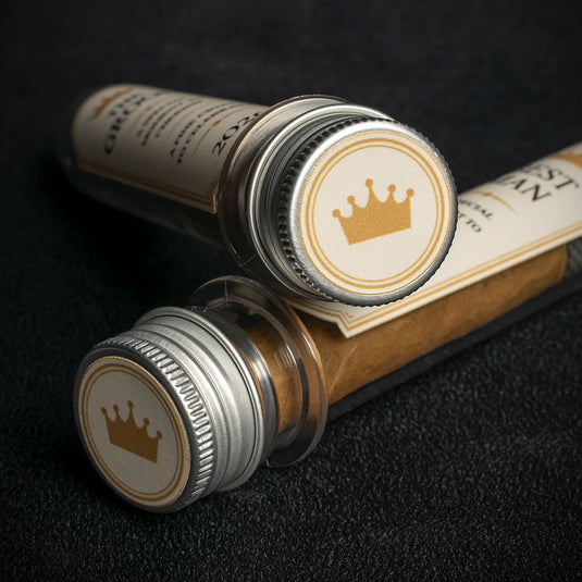 Father Of The Bride Wedding Cigar (Cream Gift Tube) + Smoke-King Corona