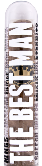 Wedding Cigar Gift Tube + Smoke-King Robusto - The Best Man