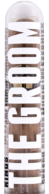 Wedding Cigar Gift Tube + Smoke-King Robusto - The Groom