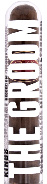 Wedding Cigar Gift Tube + Padilla Robusto - The Groom