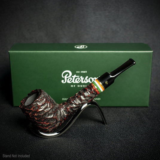 Peterson of Dublin St. Patrick's Day 2026 Rusticated Briar Pipe - Shape 53