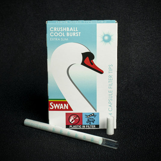Swan Crushball Cool Burst Menthol Extra Slim Filter Tips - Full Box 20 x 54