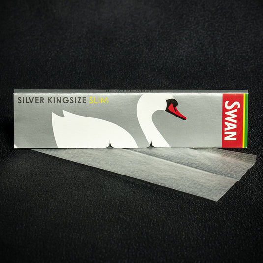 Swan Rolling Papers King Size Silver - 2 Packs