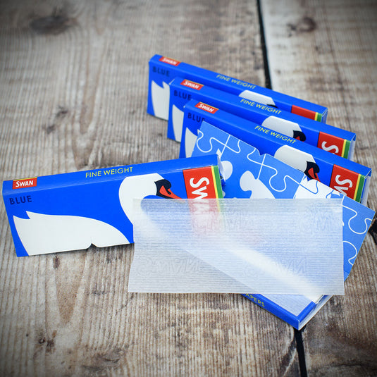 Swan Rolling Papers Regular Blue - Box of 50