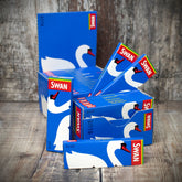 Swan Rolling Papers Regular Blue - Box of 50