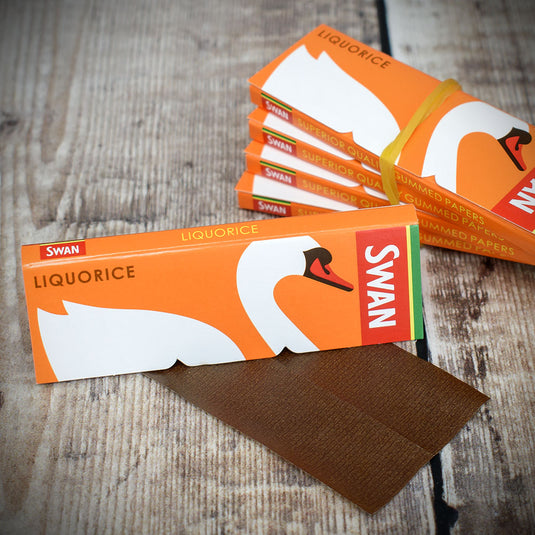 Swan Rolling Papers Regular Liquorice - Box of 50