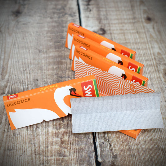 Swan Rolling Papers Regular Liquorice - 5 Packs