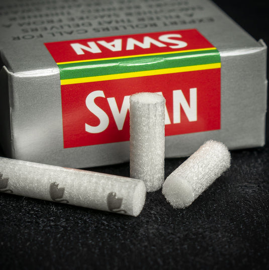 Swan Ultra Slim Silver Filter Tips - 126