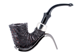 Peterson of Dublin System Rustic Briar Smoking Pipe - Shape No.XL315