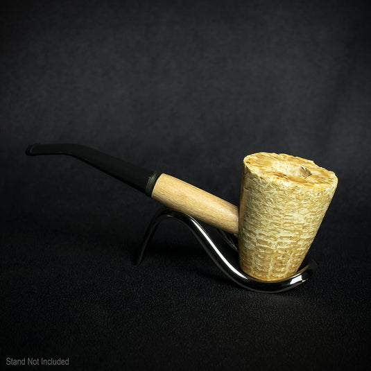 Missouri Mark Twain Corn Cob Pipe - Bent