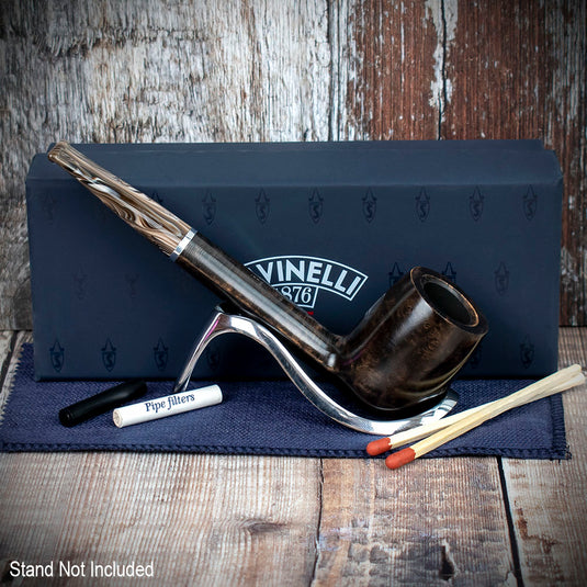 Savinelli Morellina Smooth Brown (802) 6mm - Briar Pipe