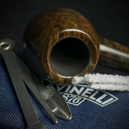 Savinelli One Smooth Brown 207 Pipe Starter Kit