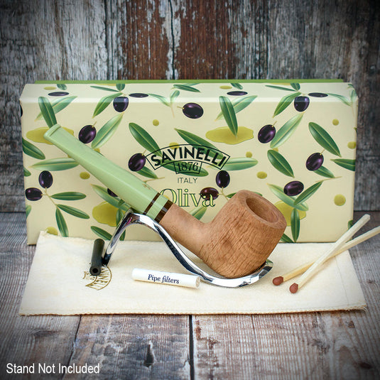 Savinelli Oliva Natural Rustic 106 - 6mm Pipe **DISC**