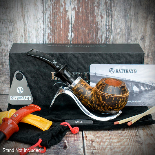 Rattray's Beltanes Fire Briar Smoking Pipe - Contrast Smooth