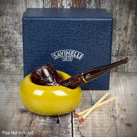 Savinelli Goccia Pipe Stand - Yellow