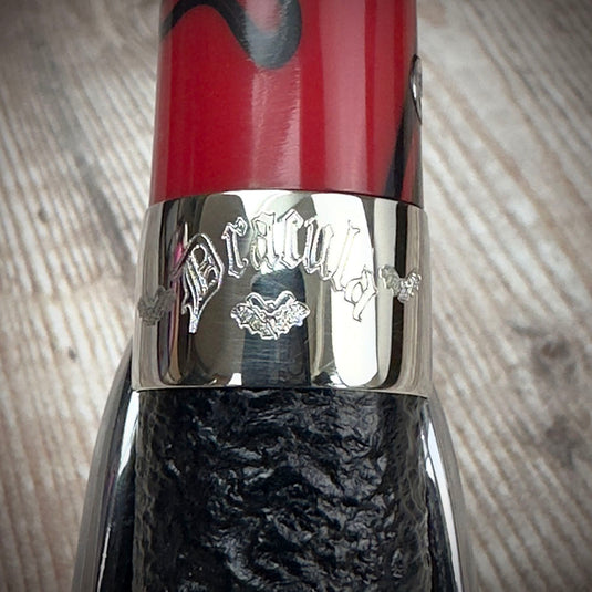 Dracula Sandblasted Briar Pipe By Peterson of Dublin - Shape No. 606