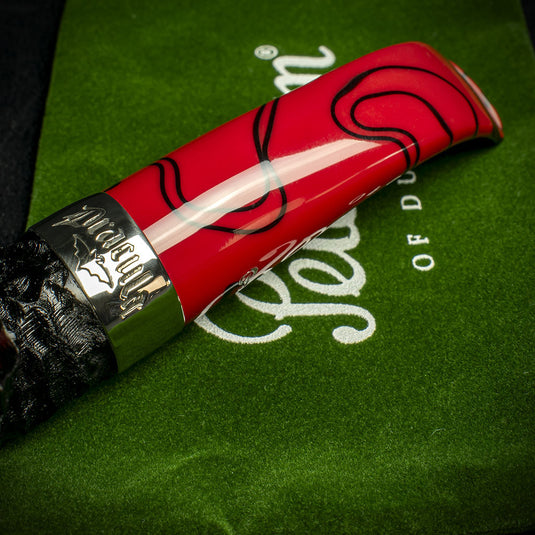 Peterson of Dublin Dracula Rusticated Briar Smoking Pipe - Shape XL02