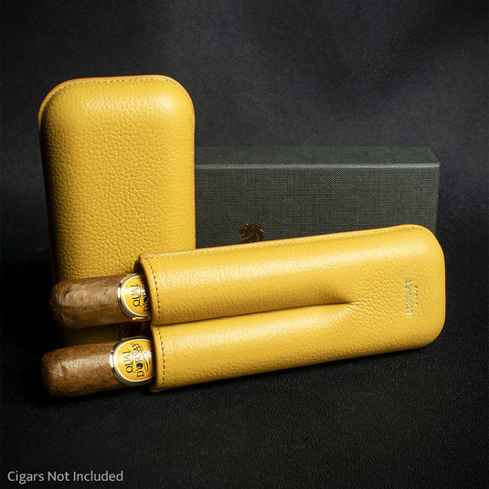 Bosquet EMS Leather Cigar Case (Limited Edition) Golden