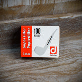 3mm Denicotea Paper Pipe Filters - Box of 100