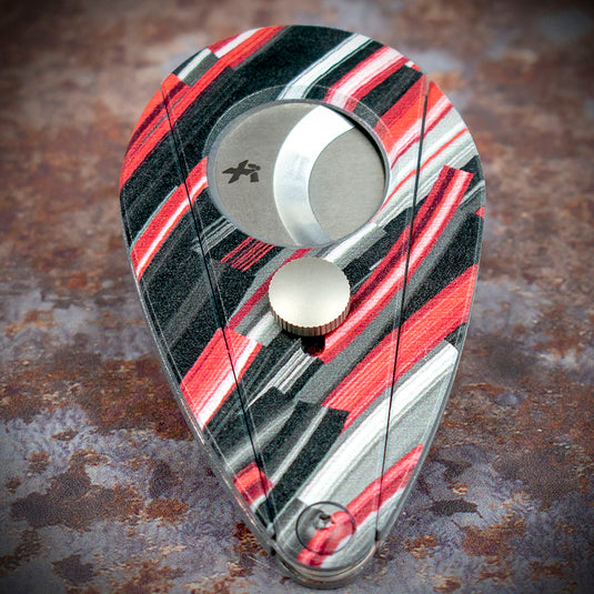 *DISC* Xikar Xi-2 Nightlife Red 201NLR Double Blade Cigar Cutter