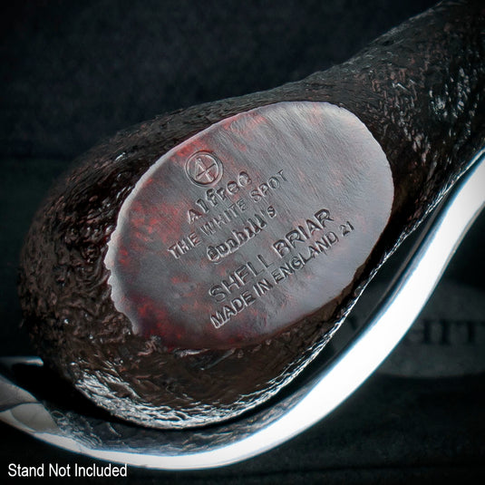 Alfred Dunhill White Spot Briar Smoking Pipe - Shell GP4 Quaint