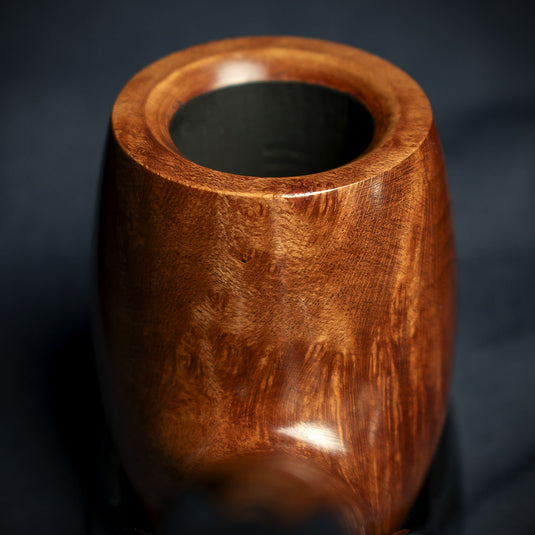 Savinelli Brown Smooth Churchwarden Briar Pipe - Shape 601