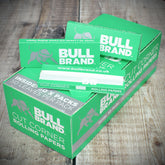 Bull Brand | Green Cut Corners Rolling Papers | 50 Pack