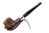 Peterson of Dublin Arklow Sandblasted Briar Smoking Pipe - Shape 87 9mm