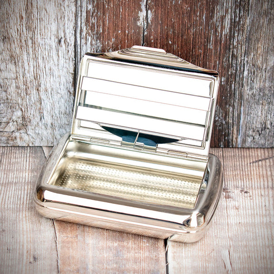 Tobacco Tin Chrome & Black - TTP06