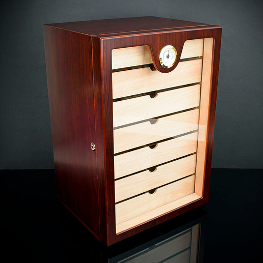 Cigar Humidor Cabinet Cherry 200 Capacity - HU22