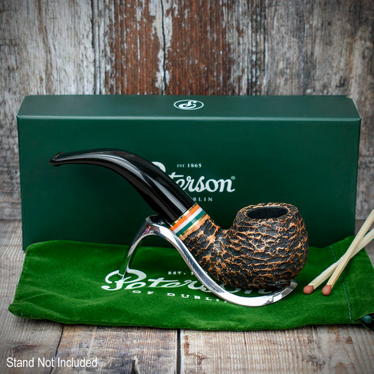 Peterson St. Patrick's Day 2023 Rusticated Briar Pipe - Shape 03