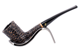 Peterson of Dublin Aran Rusticated Briar Smoking Pipe - Shape No.124