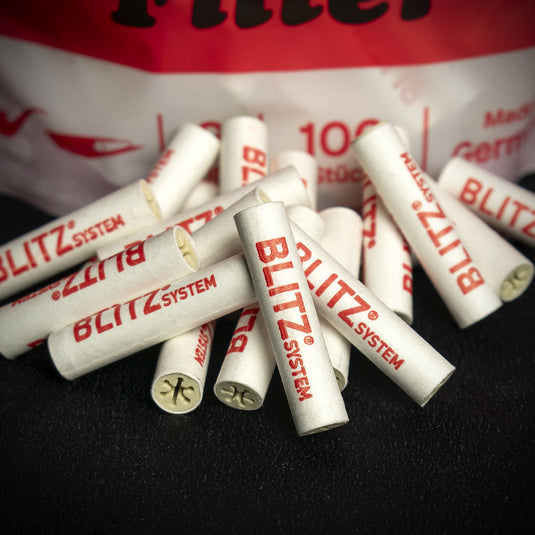 Blitz 9mm Pipe Filters - Bag of 100