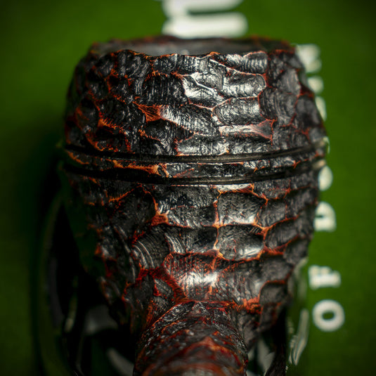 Peterson of Dublin Junior Rusticated Briar Smoking Pipe - Rhodesian