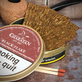 Charatan | Black Flake | Pipe Tobacco 50g Tin CHA-BLK