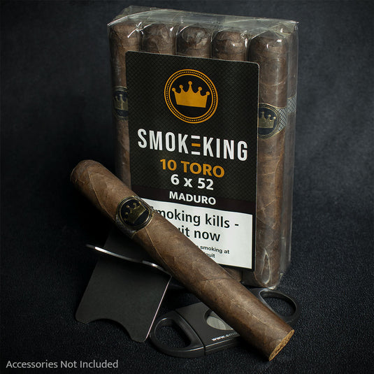 Smoke-King New World Nicaraguan Toro Maduro Cigars -10 Bundle