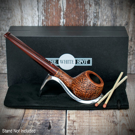 Alfred Dunhill White Spot Briar Smoking Pipe - County 4107