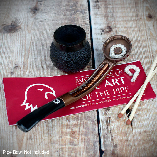 Falcon Pipe Stem - Extra Bent