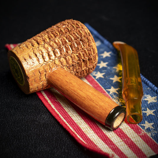 Missouri Meerschaum Let Freedom Ring Corn Cob Pipe - 2 Pipe Gift Set