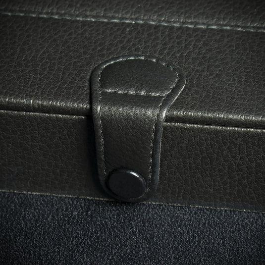 Passatore Humidor - Black Leatherette 8-10 Cigars