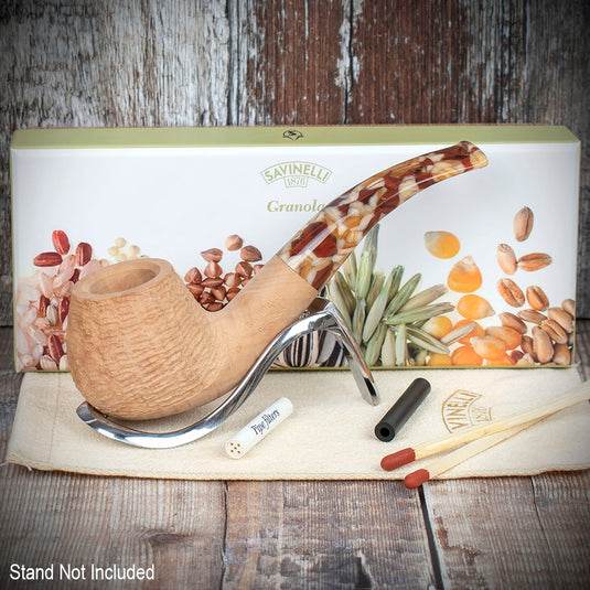 Savinelli Granola Rustic 645 (6mm) Briar Smoking Pipe
