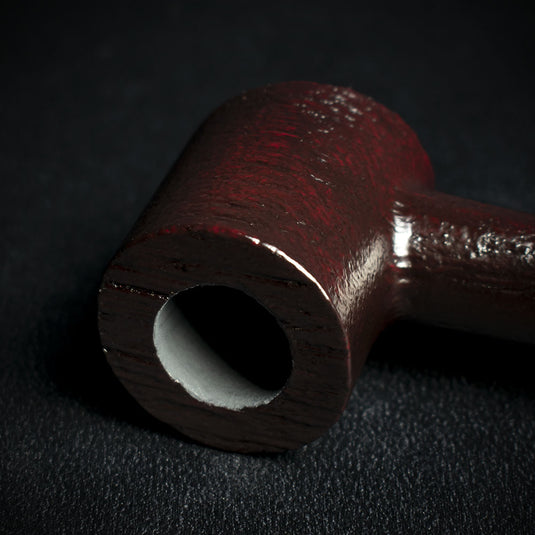Smoke-King 9mm Rosewood Pipe - Curved Rustic