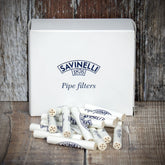 6mm Savinelli Charcoal Pipe Filters - Box of 30
