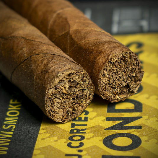 Sample Bag - 2 x J. Cortes Honduran Tubed Cigars & Hine Cigar Reserve Cognac 5cl Miniature