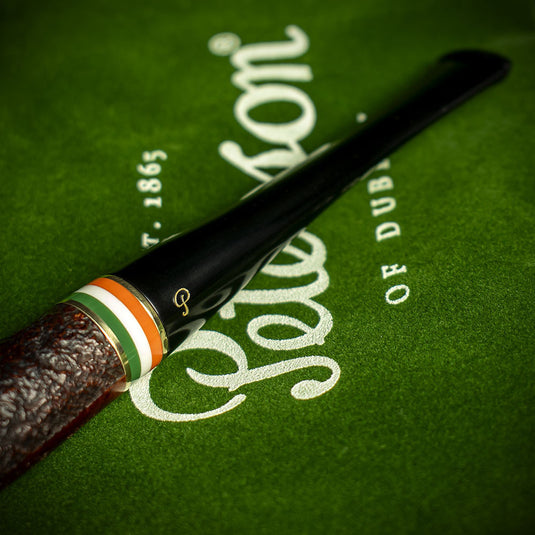 Peterson of Dublin St. Patrick's Day 2026 Sandblast Briar Pipe - Shape15