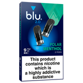 Blu 2.0 Polar Menthol Vape Pods 9mg/ml 2 Pack